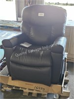comfort zone power leather recliner (works)