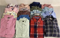 18 Button Up Shirts Size Large
