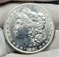 1881-S Morgan Silver Dollar BU