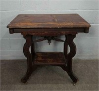 Antique Table With Casters