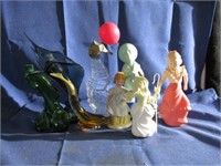 Avon bottles and figurines