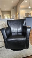 Swivel Black Tub Chair