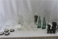 Pewter Measuring Pitchers, Sterling coasters & +