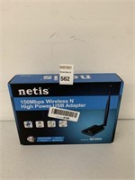 NETIS 15-MBS WIRELESS N HIGH POWER USB ADAPTER