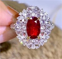 2.02ct Natural Ruby Ring 18k