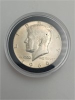 1966"- Kennedy Half Dollar