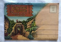1952 Postcard Book Fairyland Caverns Rock City