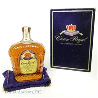 1972 Crown Royal Canadian Whisky (Litre - Box)
