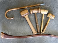 Auctioneer David’s Gavels & Walk Point Canes