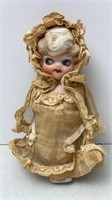 Vtg Bisque Kewpie Flapper Doll 5.5in tall