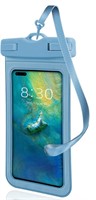 NEW IPX8 Waterproof Phone Pouch up to 7.2” Blue