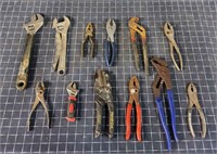 R3 12Pc Adjustable wrench Pliers Cutters