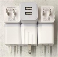 6 PIECES USB WALL CHARGER (APPLE MFI CERTIFIED)