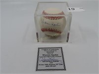 Warren Spahn Autographed Baseball w/COA