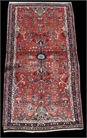 HAND KNOTTED PERSIAN MALAYER RUG