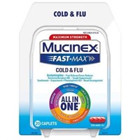 Mucinex Fast-Max Caplets - Cold & Flu - 20ct