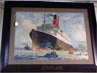 Cunard Line Canadian Service Ship Print