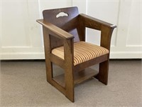Stickley Contemporary Cutout Arm Chair