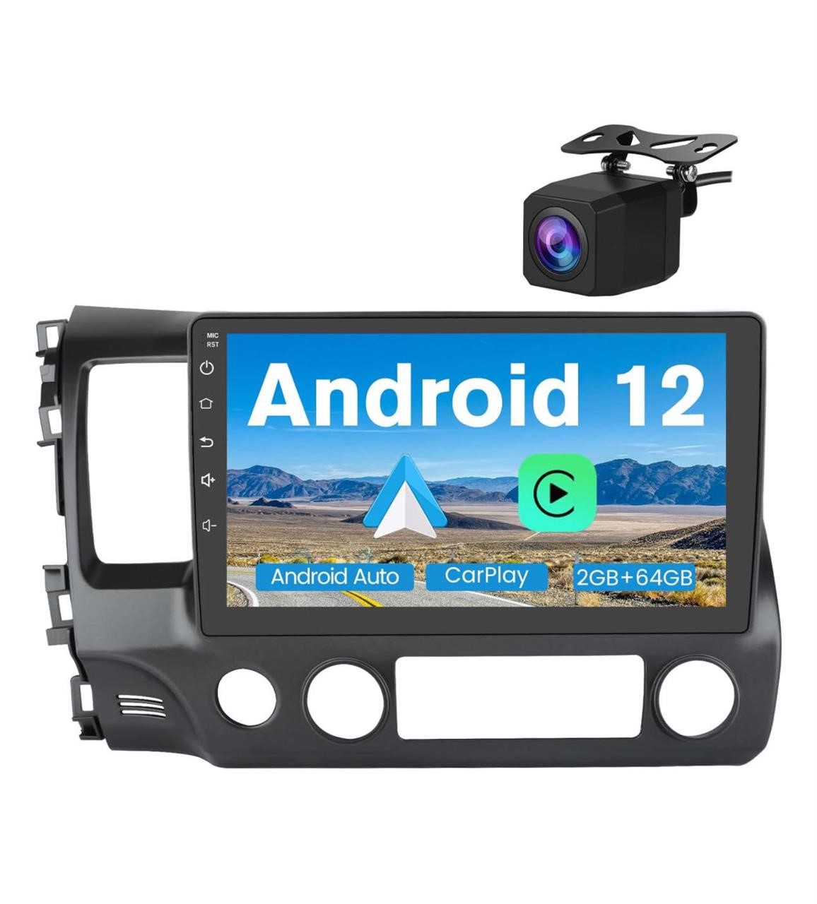 Car Radio Stereo Andriod 12 for Honda Civic 200...