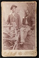 Buffalo Soldier Cabinet Card- Goff Photographer