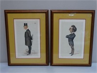 Pair of Antique Vanity Fair Ape & Spy Prints