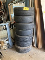 (8) 16", 15", and Trailer Tires