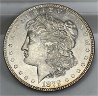 1879 P Crisp Morgan Silver Dollar Better Date