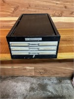 VINTAGE FILE/CATALOG BOX