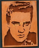 Elvis Custom Wood Wall carving
