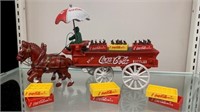 Cast Iron Coca Cola Horse Delivery