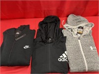 New Men’s Jackets Size Large- Nike, Adidas, UA