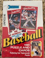 1990 Donruss Baseball Card Wax Pack Box