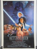 Star Wars Return of the Jedi Linen Backed Poster