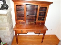 Vintage Oak Secretary Desk w/4 drawers 21"d x