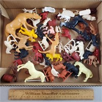 Vintage Toy Animal Figures