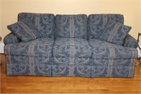Barrymore upholstered three seat sofa 78"