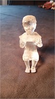 3" Tall Early Americana Figure W/ Watermelon.