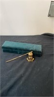 Gold plated candle snuffer