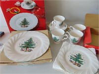 Happy Holidays China by Nikko - 12 Pc Set Plus 4