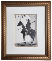 Lithograph After Picasso, "Don Quixote"