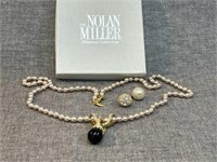 Nolan Miller Necklace w/Changeable Dangle