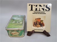 Tins Book with Humphries Tin vtg