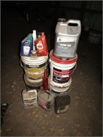 LARGE LOT OF OIL AND FLUIDS