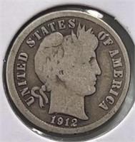 1912 Barber Dime