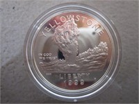 US Mint 1999 Yellowstone Ntl Par Proof Silver $
