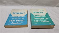 2 original chevy shop manuals