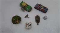 Vintage Tin Toys-Wind-up w/Keys & more