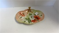 Limoges France hand-painted dessert servers with