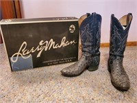 Mahan ostrich cowboy boots
size 10 1/2 B