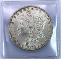 1878 Morgan Silver Dollar, High Grade Details